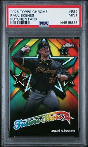144515885 Paul Skenes 2025 Topps Chrome #FS-2 Future Stars PSA 9
