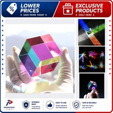 20mm Magic Prism Cube Crystal Color Light Science Photography Toy