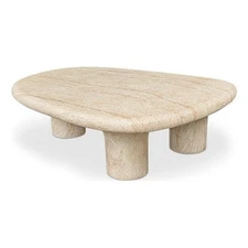 Moe's Home Collection Warby Outdoor Coffee Table Concrete Beige