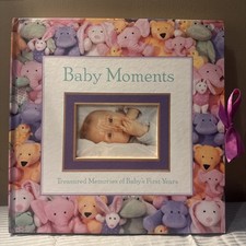 Baby Book Treasured Moments 1st Years Memories Photo Keepsake 2001 Photo Album
