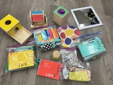 Lot of Lovevery Play Kits Wooden Toys and Accessories Montessori EUC 0-1yr