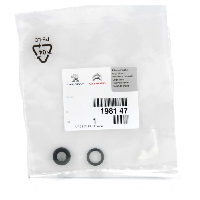 2 joints injecteur anti fuite pour réparer le sifflement moteur Peugeot 307