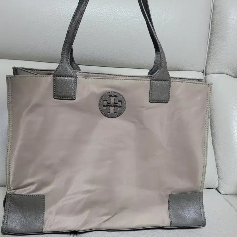 Tory Burch Beige Tote Bag, Lightly Used