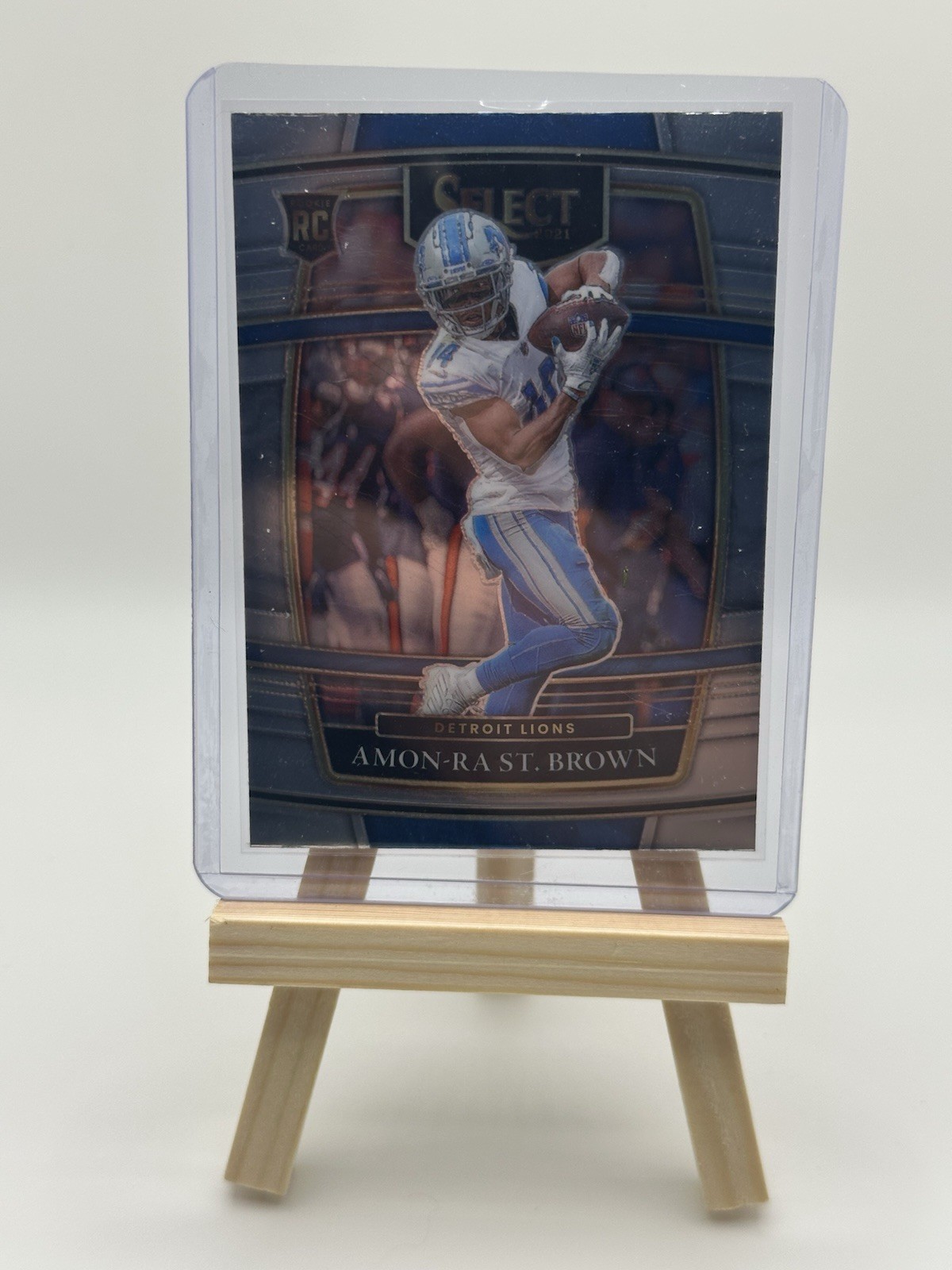 2021 Panini Select - Concourse Amon-Ra St. Brown #73 Silver Prizm (RC)