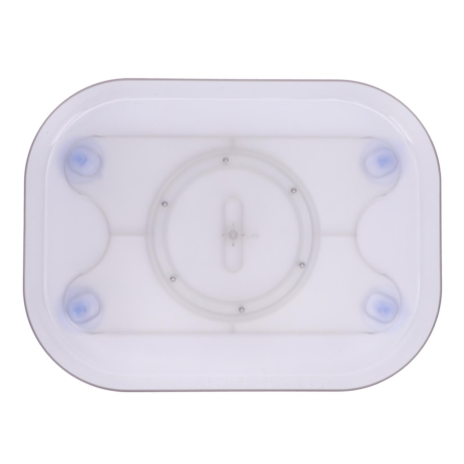 Refrigerator Lazy Turntable Organizer Square Clear Acrylic PET Rotating Fridge