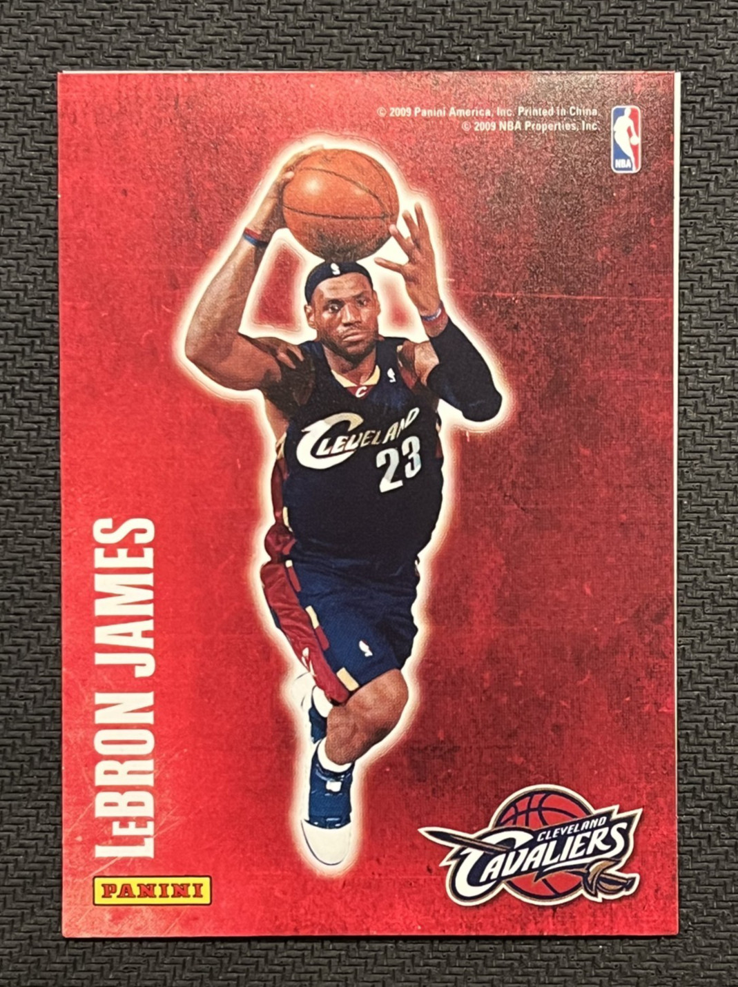 2009-10 Panini LeBron James #5 Decals Sticker