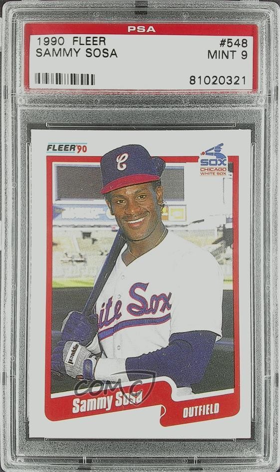 1990 Fleer FLEER #548 Sammy Sosa front
