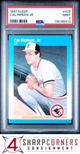 1987 FLEER #478 CAL RIPKEN JR. ORIOLES HOF PSA 9