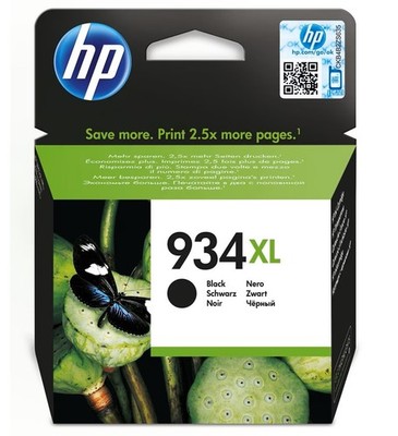 Original HP934XL schwarze Tinte hohe Kapazität für OfficeJet Pro 6230, 6830M, (C2P23AE)