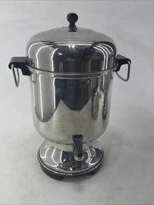 Farberware 155c Stainless Steel Electric Coffee Maker Urn Percolator 18-55 Cups
