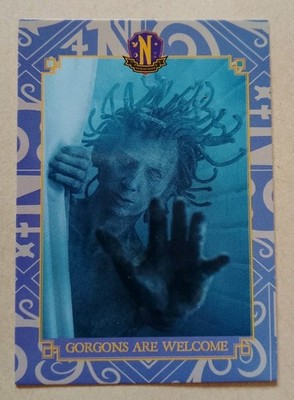 Wednesday Gorgon's Are Welcome Panini 2022 Be Yourself Card