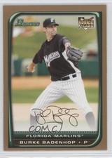 2008 Bowman Draft Gold Burke Badenhop #BDP4 0b5