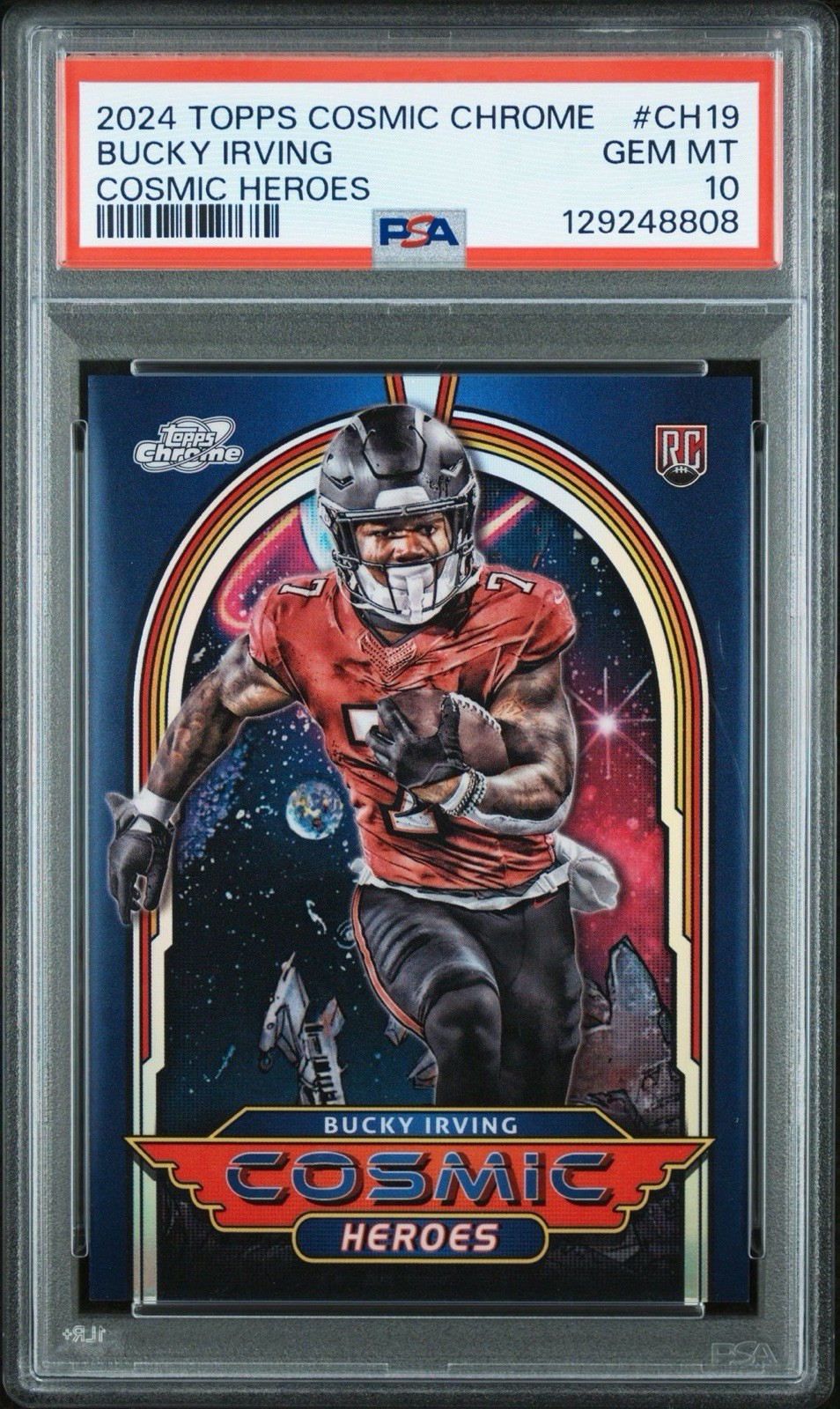 Bucky Irving Topps Cosmic Chrome Cosmic Heroes #CH19 Base