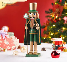 38CM Wooden Nutcracker Soldier Doll Toy Home Decor Best Birthday Gift 2026 Lucky