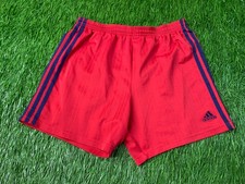 ADIDAS ORIGINAL RARE 90'S VINTAGE VTG MEN FOOTBALL SOCCER SHORTS SIZE M MEDIUM