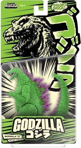 Toho Super Kaiju - Godzilla 2001 (Color Shock, Clear Green Glitter with Metallic