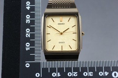 Vintage 1998 Exc+5 Seiko Dolce 5E61-5A00 Tungsten HAQ Quartz Mens