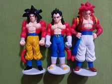 SET LOT ACTION FIGURE DRAGON BALL GT SSJ4 GOKU VEGETA GOGETA DE AGOSTINI 1996