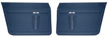 1971-72 Chevy Nova Front Door Panels Standard Interior 4 Door Non-assembled