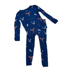 Kyte Baby Harry Potter Pajama Set Kids 18-24M Blue Excellent Phoenix Owl Bamboo