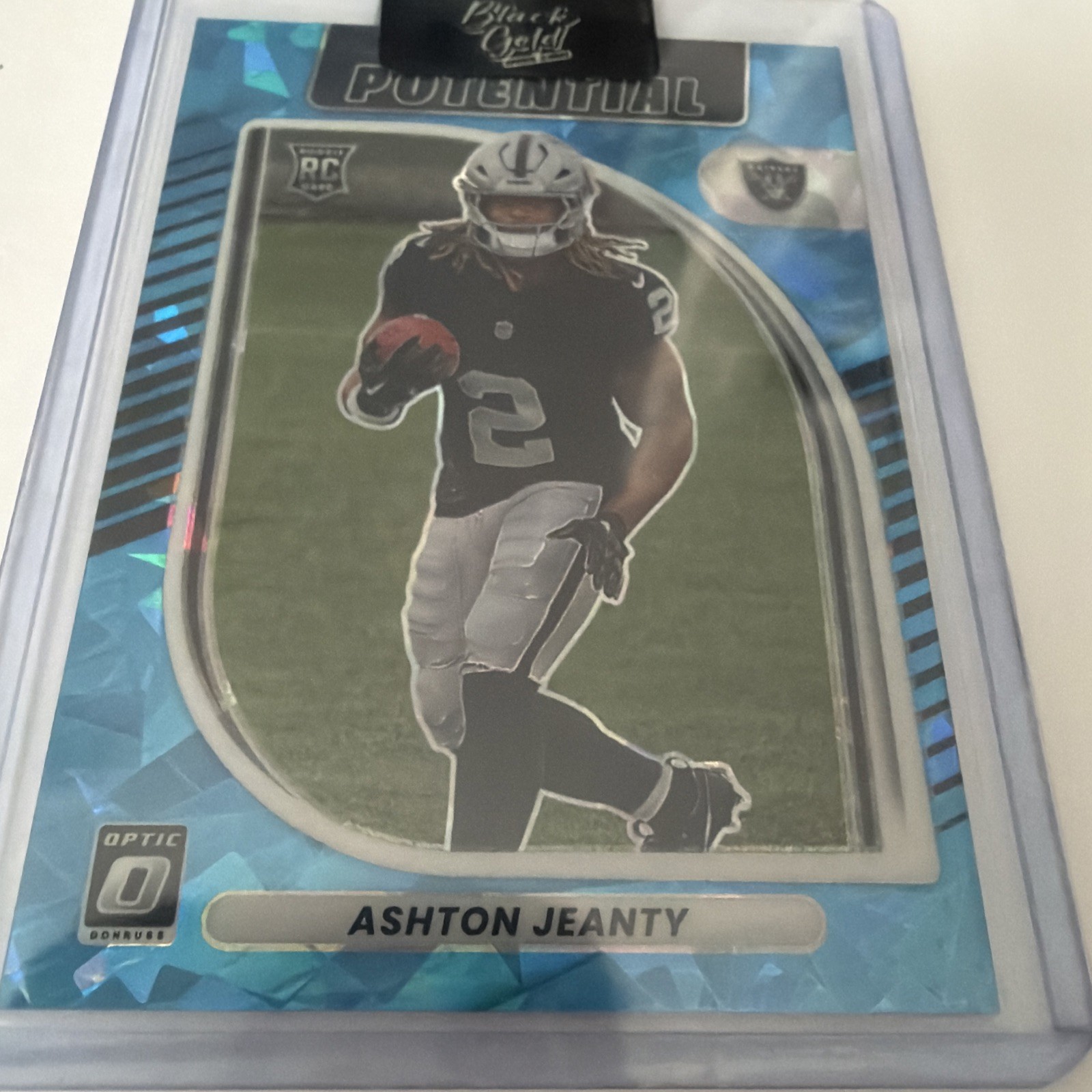 2025 Donruss Optic Ashton Jeanty RC Hidden Potential Blue Ice 15/55 🧊