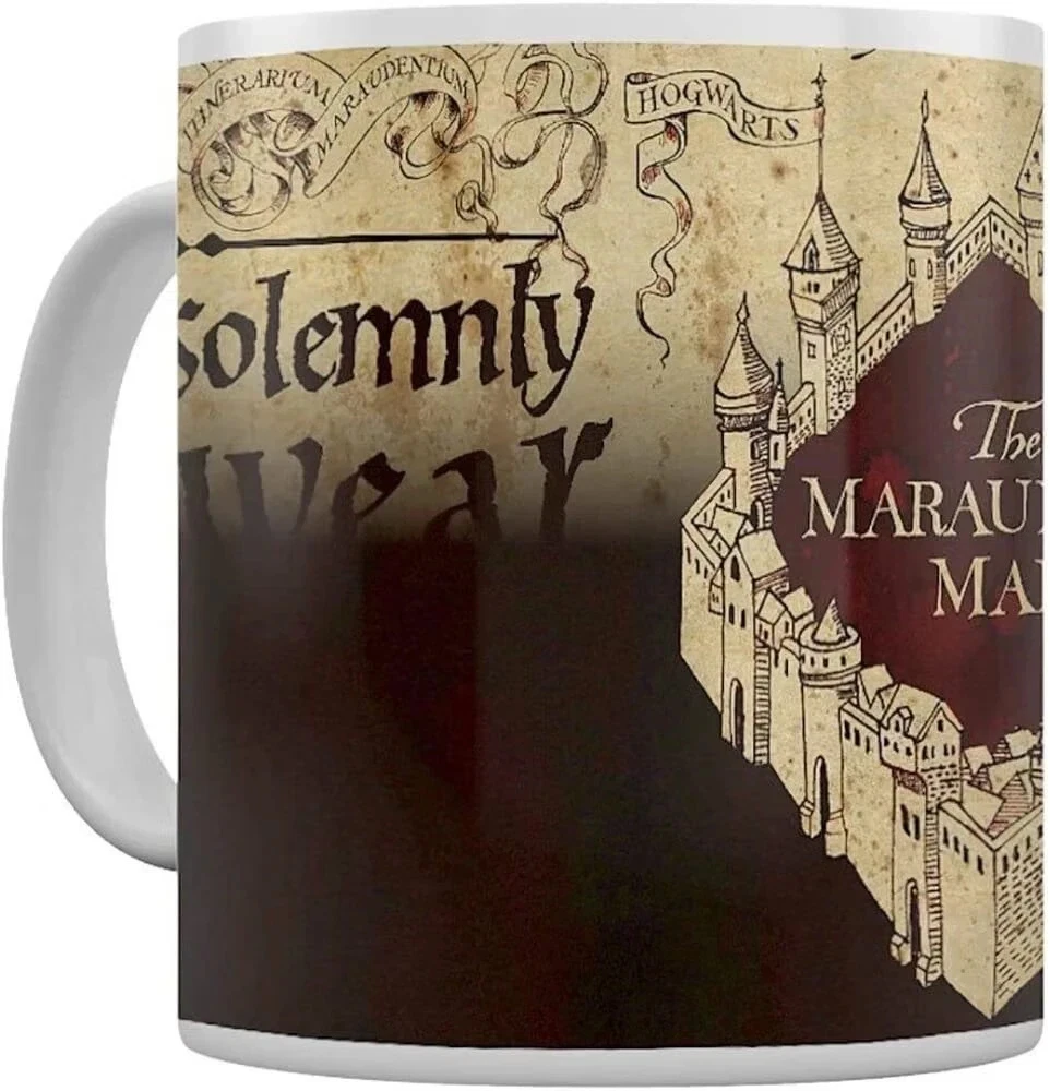 Harry Potter Marauders Map Tasse Thermoeffekt Farbwechsel 315ml Keramik