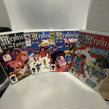 Marvel Comics Mephisto vs. #1-#4 serie completa 1987 lotto di 4 numeri