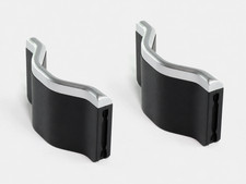 2x Original OEM VW T-Roc Einsatz Mittelkonsole Schwarz Chrom