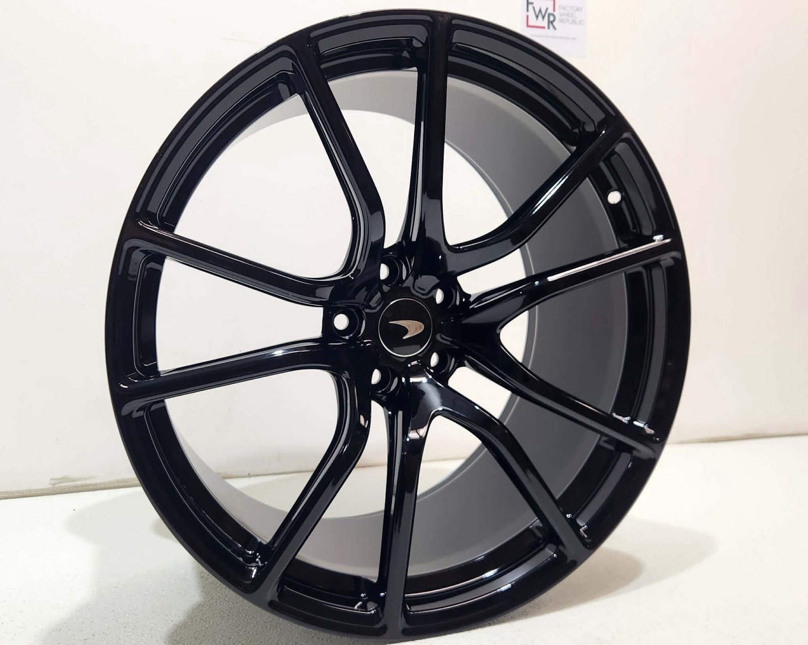 20” 19” McLaren 570S Factory OEM Wheels Rims Gloss Black Original Full Set