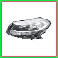 Scheinwerfer Links H7+H7 Elektrisch Mit Motor-Mit Tagfahrlicht-Led-Schwarz...