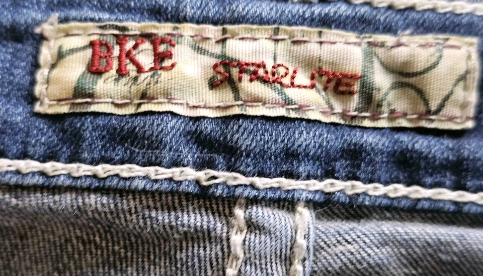 Pantalones de mezclilla BKE Starlite Bootcut desgastados para mujer talla 26L 26X33,5 L Foto 3 de 4