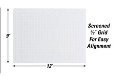 Premium Cutting Mat 9x12 Inches, 1/2 Grid, Self Healing, Craft, Clear