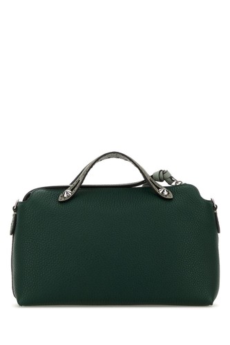 FENDI By The Way Medium Bottle Green Leather Shoulder Bag New & Authentic