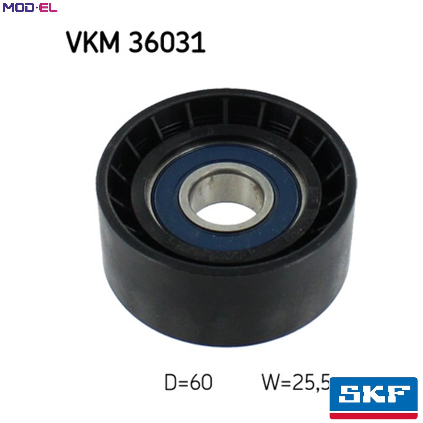 Centre right SKF VKM 36031 Deflection/Guide Pulley, V-ribbed belt for ,DACIA,FOR - Image 10