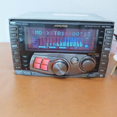Alpine MDA-W933J 2DIN Car Audio MD CD Head Unit DSP Ai-NET Tested