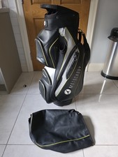 Motocaddy Leather Pro Series 14-Way Cart Bag with Rain Cover