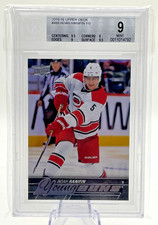 2015-16 Noah Hanifin Upper Deck Young Guns #499 Rookie RC BGS 9, Vegas MINT