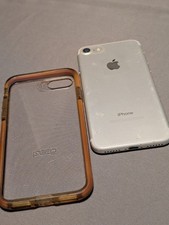 Apple iPhone 7 silver and white model A1778 as is untested and unknown condition