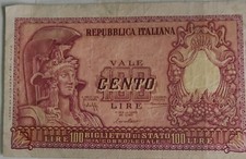 Banconote 50 e 100 Lire Italia Elmata 1951 FIRMA BOLAFFI 