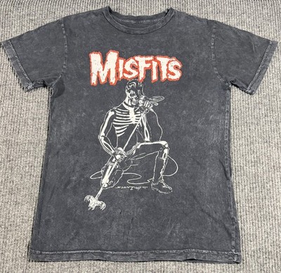 Misfits Shirt Mens Small Legacy Of Brutality Skeleton Mic Black Punk Rock 2000s