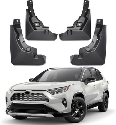 Rear Tire Splash Guards Mud Flaps for Toyota RAV4 Hybrid 2019-2025, No Drilling