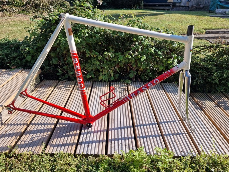 Basso Arenaccia - Columbus Aelle - Steel Frame - 23" / 58cm C-C - Red / White