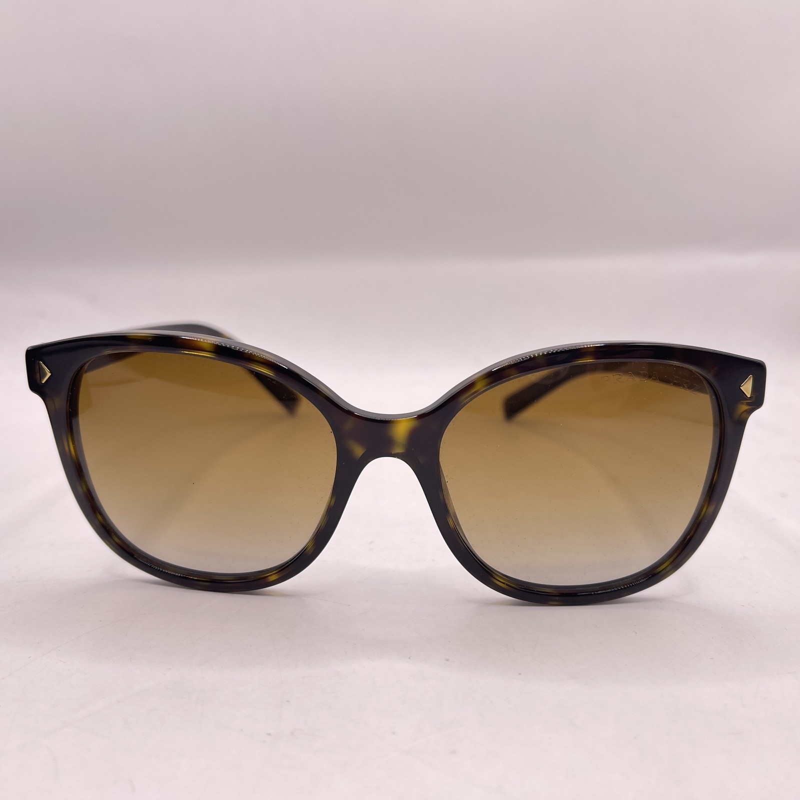 Prada Woomens Large Square Polarized Gradient Sunglasses SPR22Z Havana Pre-Owned thumbnail 3