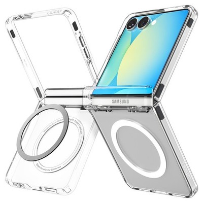 For Galaxy Z Flip 7 | Spigen [ Ultra Hybrid Pro ] Mag Fit Hinge