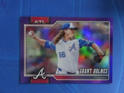 2026 Topps Series 1 GRANT HOLMES PURPLE Rainbow Foil Parallel 043/250 #182