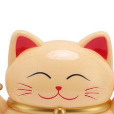 *Lucky Cat Clock Accurate Plastic Cute Cartoon Good Lucky Cat Alarm Clock For Ho