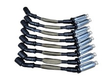 11 10mm Spark Plug Wires Chevy Ls1 Vortec Gm Ls Lsx Truck 45 Titanium Sleeved