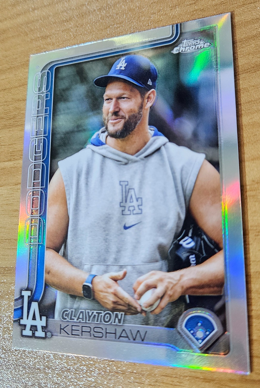 Clayton Kershaw 2025 Topps Chrome Image Variation Refractor #88 SP FREE SHIPPING