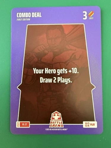 2025 BoBA Bo Jackson Battle Arena Update SP Play Card #PL-17 Combo Deal