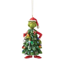 Jim Shore GRINCH DRESSED AS TREE ORNAMENT 6017078 BRAND NEW